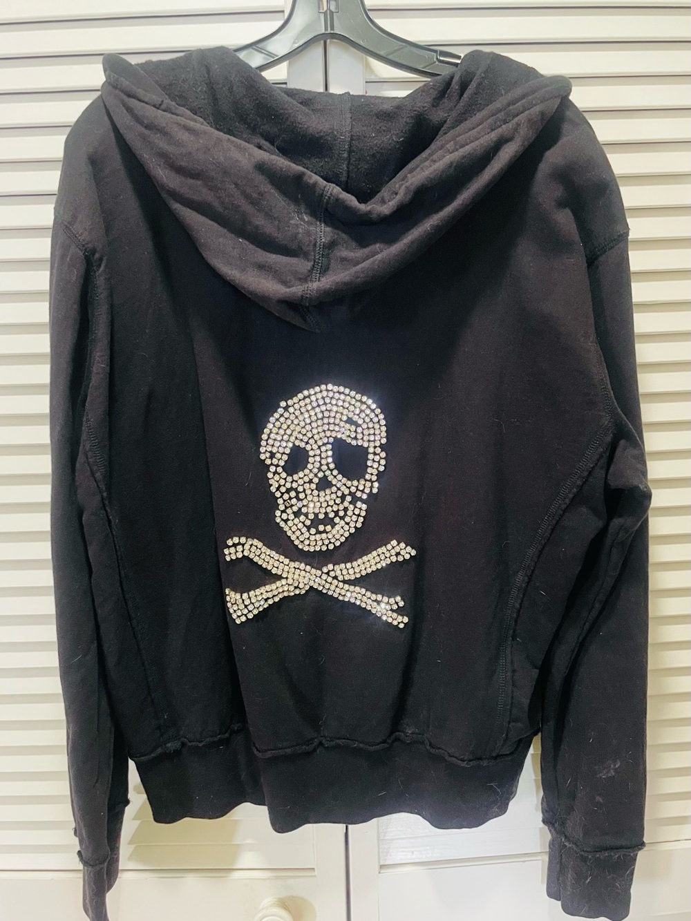 Twisted Heart Crystal Skull Hoodie